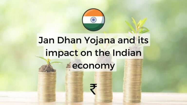 coin on wooden table on blurred nature for Jan Dhan Yojana