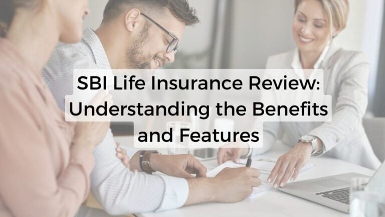 happy man and his wife having a meeting with financial advisor and signing up for SBI Life Insurance